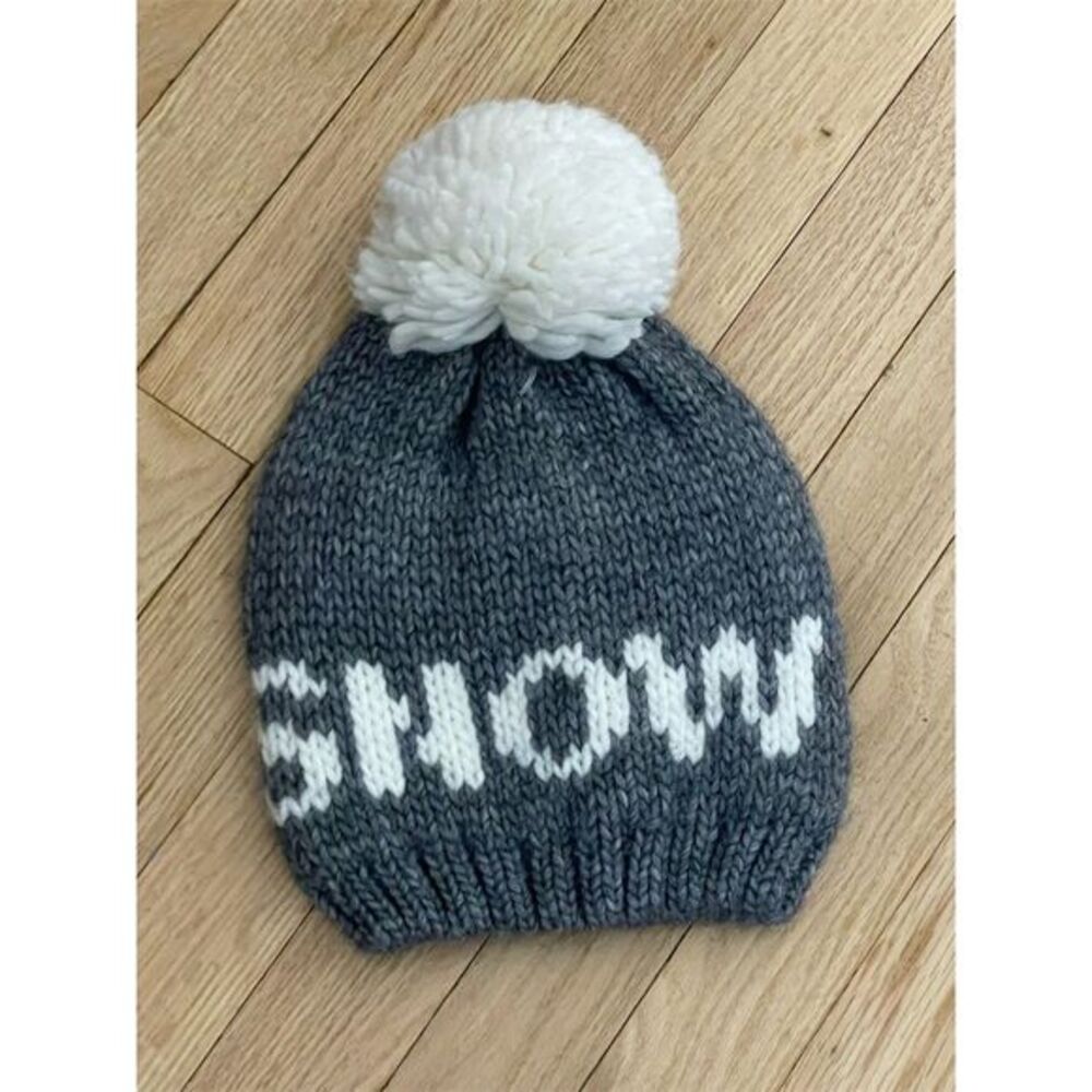 COPY - Nardi Tagliaferri Women's White Pom Beanie Hat Winter Warm Knit